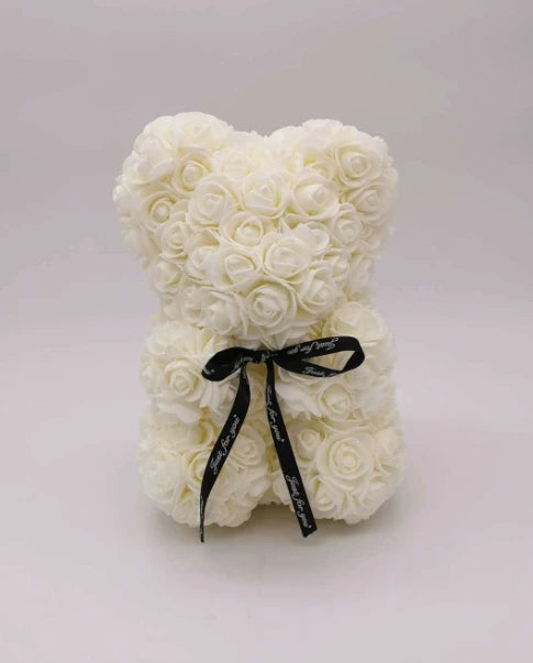 1pc Artificial Rose Bear Flower a Gift for Women Christmas Valentine's Day Birthday Anniversary
