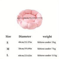 Flower-Shaped Pet Bed