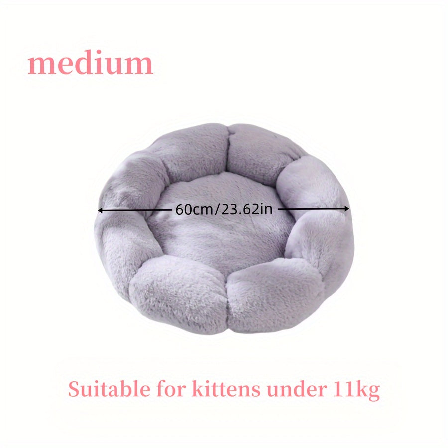 Flower-Shaped Pet Bed