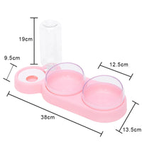 Pet Double Bowls Feeder