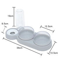 Pet Double Bowls Feeder