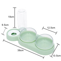 Pet Double Bowls Feeder