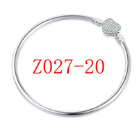 White Series Clear Stone Heart Clip Charm Fit Original 925 Sterling Silver Plated Bracelet Beads DIY Women Jewelry Gift Making