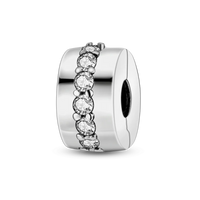 925 Silver Color Star Moon Heart Safety Chain CZ Beads Angle Wing Pendant Fit Bangle Charms Bracelet DIY Women Original Jewelry