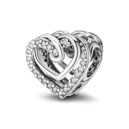 Original Breloque Charms Silver 925 Sparkling CZ Zircon Charm Beads fit plata de ley Original Bracelet DIY