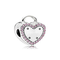 New Classic Shiny Love Stars Clip Beads Pendant Fit Original Pandora Bracelet DIY Jewelry Clasp Charm 925 Sterling Silver plated