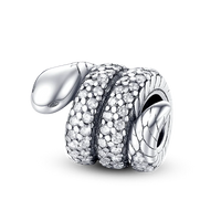 Original Breloque Charms Silver 925 Sparkling CZ Zircon Charm Beads fit plata de ley Original Bracelet DIY