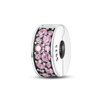 Original Breloque Charms Silver 925 Sparkling CZ Zircon Charm Beads fit plata de ley Original Bracelet DIY