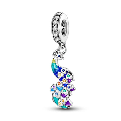 Original Breloque Charms Silver 925 Sparkling CZ Zircon Charm Beads fit plata de ley Original Bracelet DIY