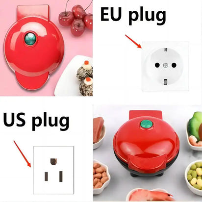 Multi Functional Mini Waffle Sandwich Cake Maker, Breakfast Cooking Machine, Dessert Making Machine, Toaster, Kitchen Utensils