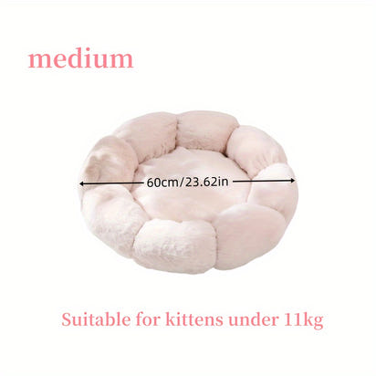 Flower-Shaped Pet Bed